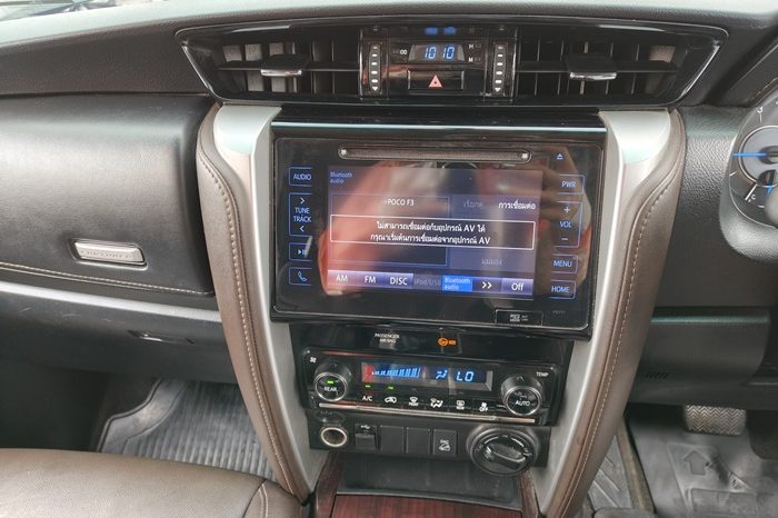 TOYOTA 4WD 2019 2.4V AT FORTUNER BLACK 6724 full