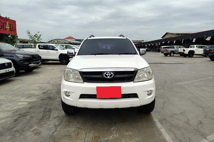 TOYOTA 4WD 2007 2.7V AT FORTUNER WHITE  4790 full