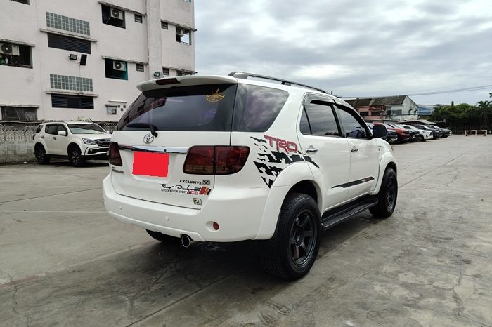 TOYOTA 4WD 2007 2.7V AT FORTUNER WHITE  4790 full