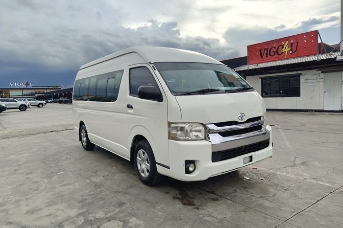 TOYOTA 2WD 2015 3.0 MT COMMUTER WHITE  7091 full