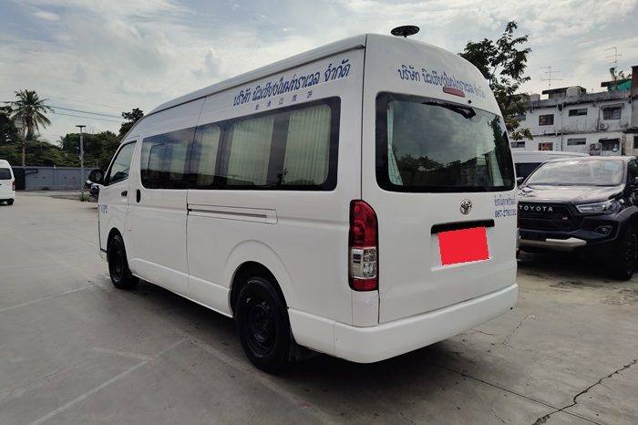 TOYOTA 2WD 2018 3.0 MT COMMUTER WHITE  1666 full
