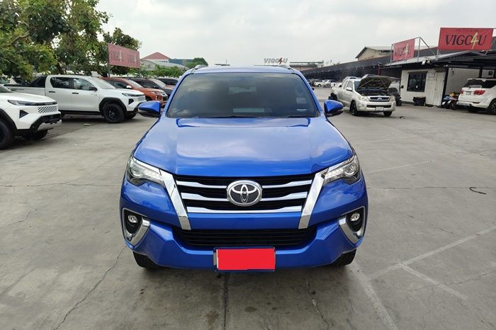 TOYOTA 4WD 2018 2.8V AT FORTUNER BLUE  57 full