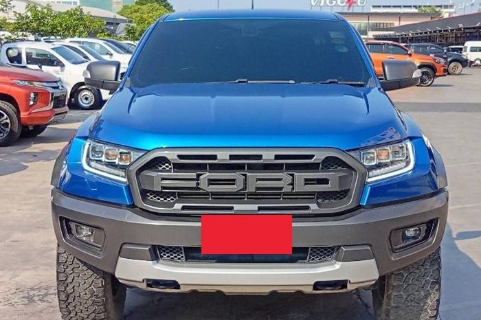 FORD RAPTOR 4WD 2019 2.0 AT DOUBLE CAB BLUE  6221 full