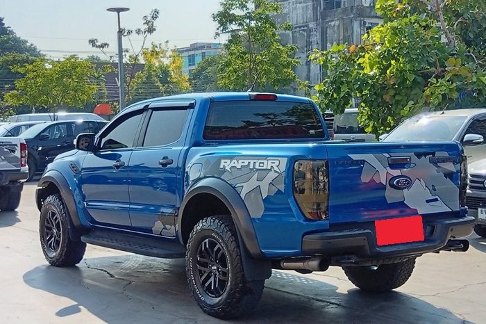 FORD RAPTOR 4WD 2019 2.0 AT DOUBLE CAB BLUE  6221 full