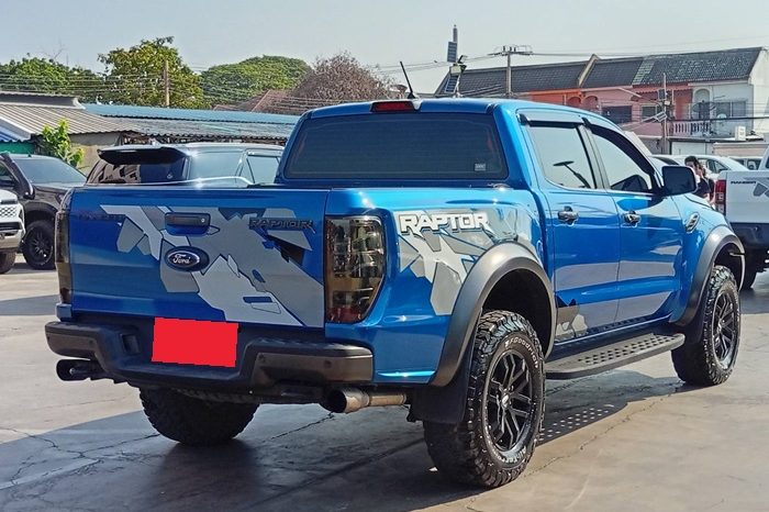 FORD RAPTOR 4WD 2019 2.0 AT DOUBLE CAB BLUE  6221 full