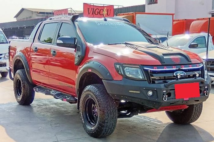 FORD 4WD 2015 3.2 AT DOUBLE CAB ORANGE 4981 full