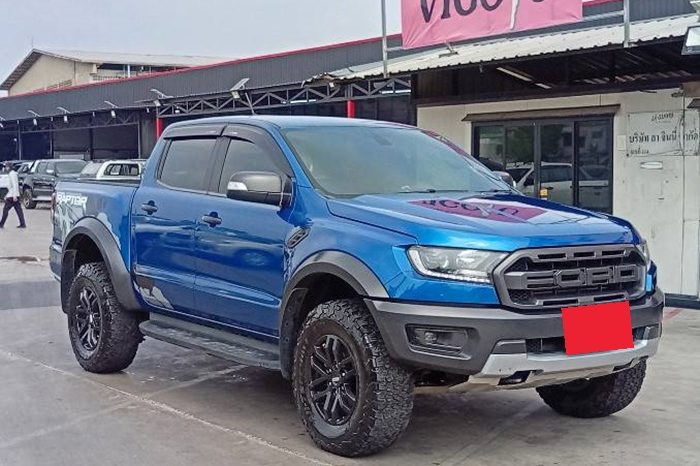 FORD RAPTOR 4WD 2019 2.0 AT DOUBLE CAB BLUE  7924 full