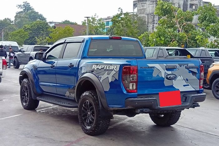 FORD RAPTOR 4WD 2019 2.0 AT DOUBLE CAB BLUE  7924 full