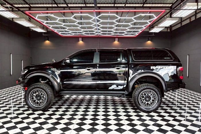 FORD RAPTOR 4WD 2019 2.0 AT DOUBLE CAB BLACK  3853 full
