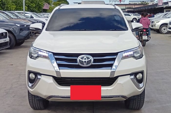 TOYOTA 2WD 2016 2.4V AT FORTUNER WHITE  3084 full
