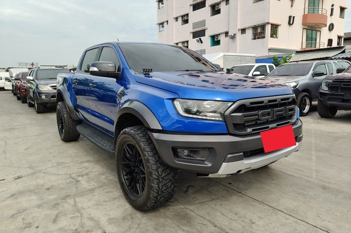 FORD RAPTOR 4WD 2018 2.0 AT DOUBLE CAB BLUE  6578 full
