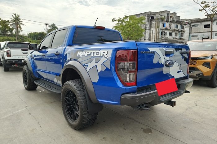 FORD RAPTOR 4WD 2018 2.0 AT DOUBLE CAB BLUE  6578 full