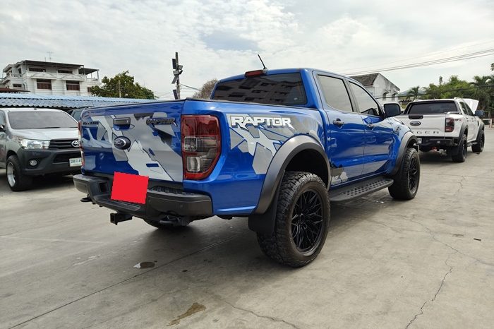FORD RAPTOR 4WD 2018 2.0 AT DOUBLE CAB BLUE  6578 full