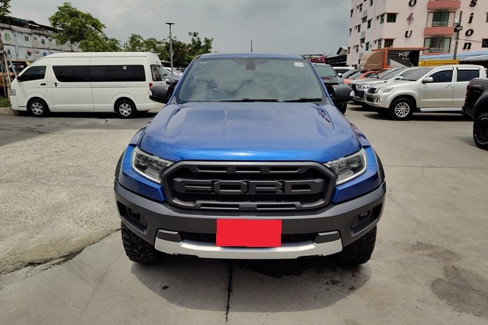 FORD RAPTOR 4WD 2019 2.0 AT DOUBLE CAB BLUE  9617 full