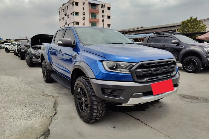 FORD RAPTOR 4WD 2019 2.0 AT DOUBLE CAB BLUE  9617 full