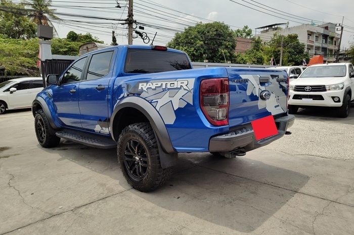 FORD RAPTOR 4WD 2019 2.0 AT DOUBLE CAB BLUE  9617 full