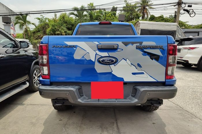 FORD RAPTOR 4WD 2019 2.0 AT DOUBLE CAB BLUE  9617 full