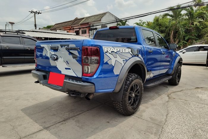 FORD RAPTOR 4WD 2019 2.0 AT DOUBLE CAB BLUE  9617 full
