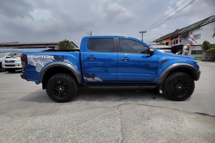 FORD RAPTOR 4WD 2019 2.0 AT DOUBLE CAB BLUE  9617 full