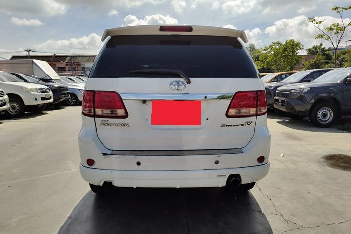 TOYOTA 4WD 2008 3.0V AT FORTUNER WHITE  846 full