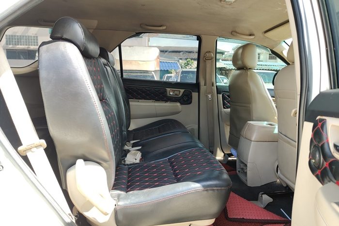 TOYOTA 4WD 2008 3.0V AT FORTUNER WHITE  846 full