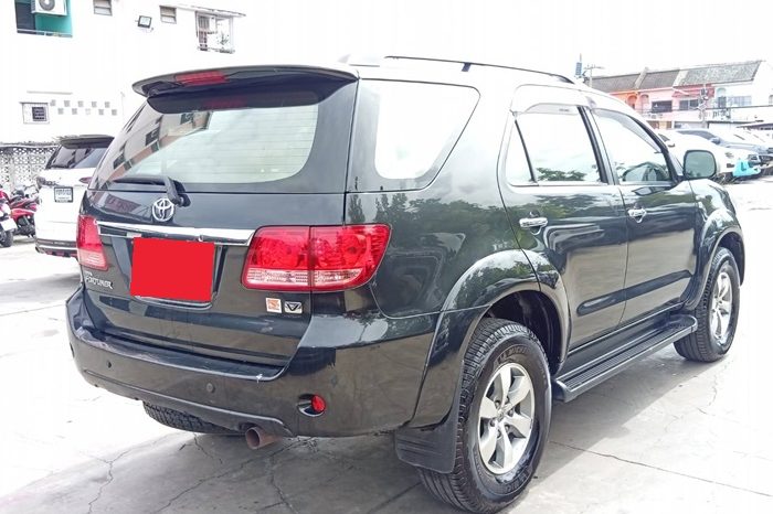 TOYOTA 4WD 2007 2.7V AT FORTUNER BLACK  7736 full