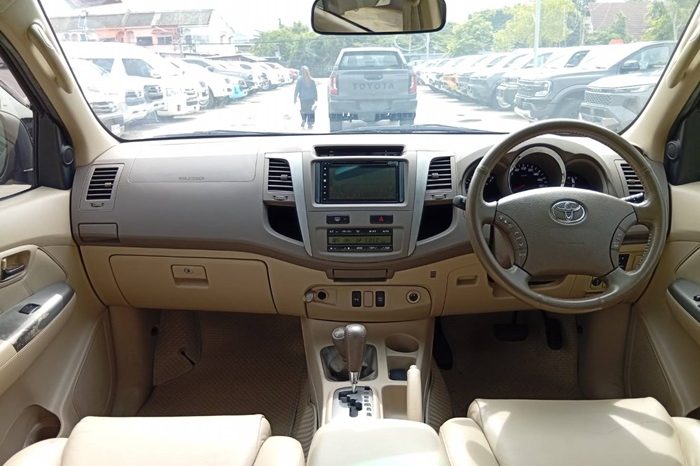 TOYOTA 4WD 2007 2.7V AT FORTUNER BLACK  7736 full