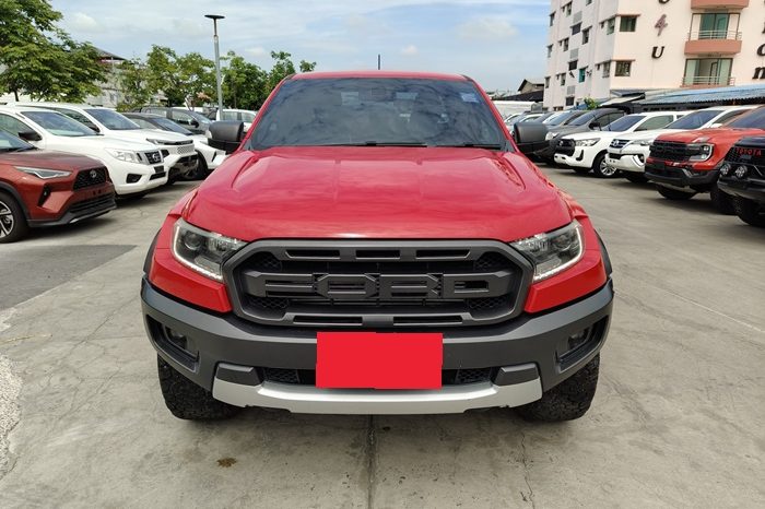 FORD RAPTOR 4WD 2018 2.0 AT DOUBLE CAB RED  6711 full