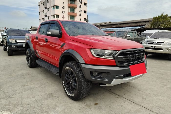FORD RAPTOR 4WD 2018 2.0 AT DOUBLE CAB RED  6711 full
