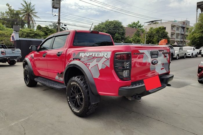 FORD RAPTOR 4WD 2018 2.0 AT DOUBLE CAB RED  6711 full