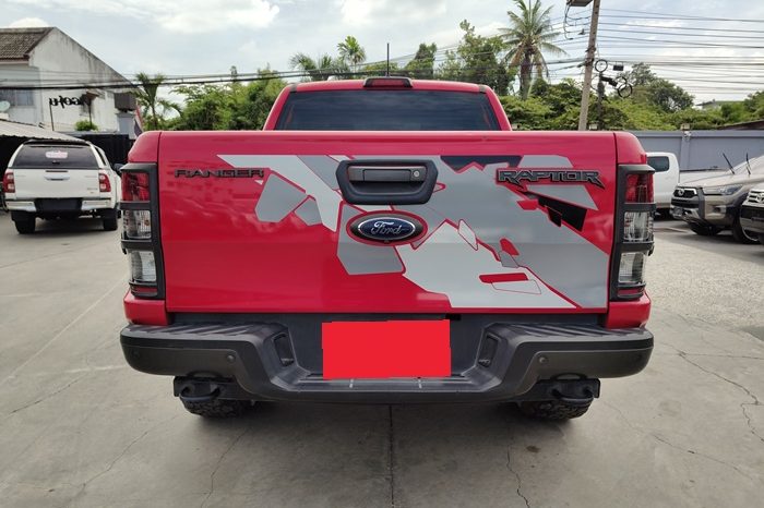 FORD RAPTOR 4WD 2018 2.0 AT DOUBLE CAB RED  6711 full