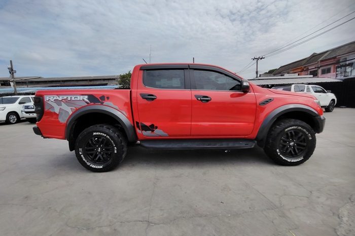 FORD RAPTOR 4WD 2018 2.0 AT DOUBLE CAB RED  6711 full