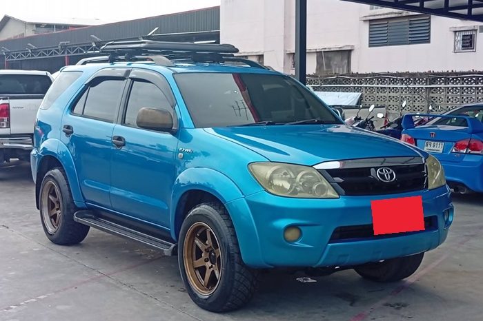 TOYOTA 4WD 2006 2.7V AT FORTUNER BLUE  4608 full