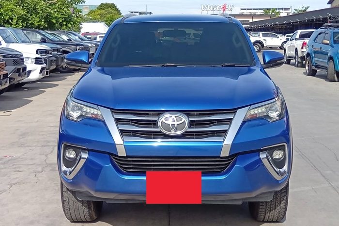 TOYOTA 4WD 2019 2.8V AT FORTUNER BLUE  6634 full