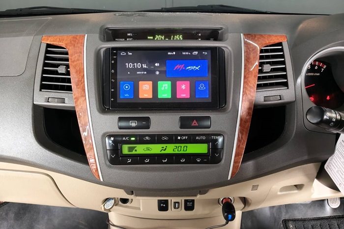 TOYOTA 2WD 2011 2.7V AT FORTUNER BLACK  7295 full
