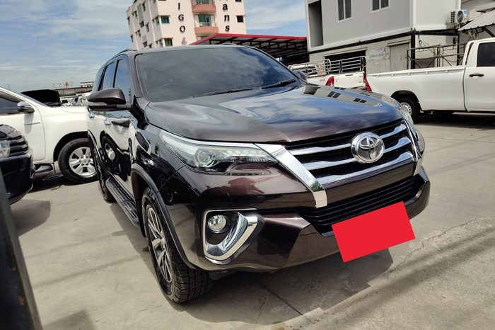 TOYOTA 2WD 2016 2.4V AT FORTUNER WHITE  5229 full