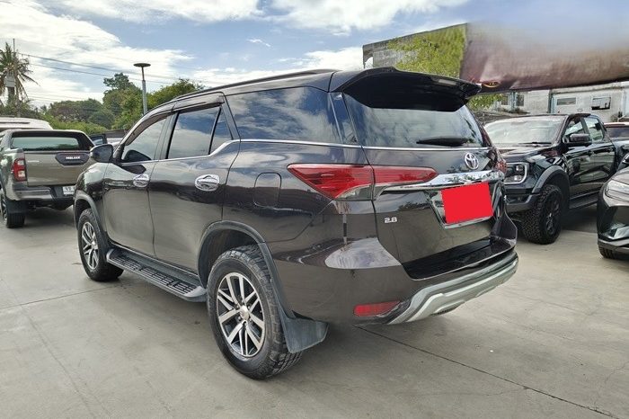 TOYOTA 4WD 2016 2.8V AT FORTUNER BROWN  8005 full