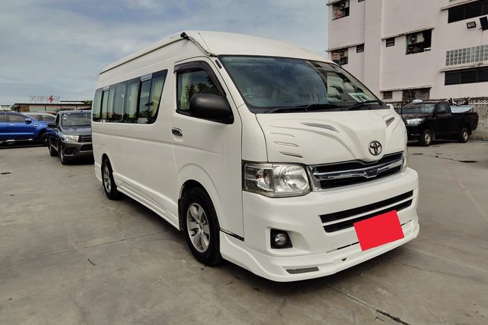 TOYOTA 2WD 2011 2.5 MT COMMUTER WHITE 9901 full