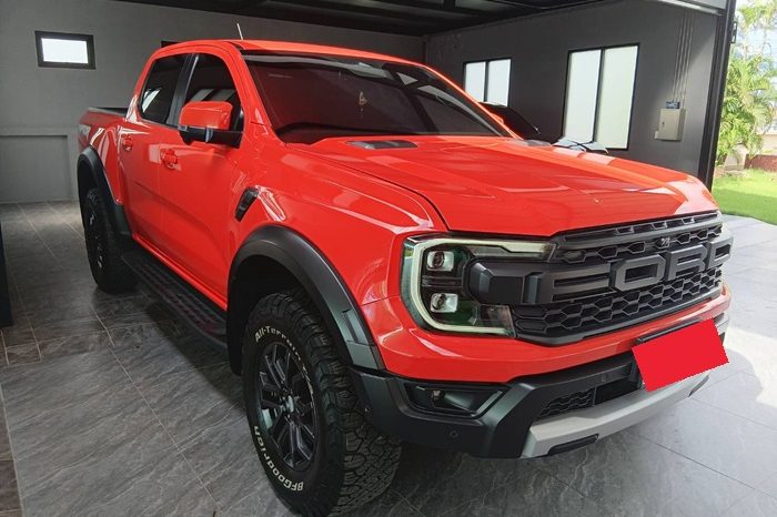 FORD RAPTOR 4WD 2023 3.0 AT DOUBLE CAB ORANGE 8443 full