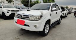 TOYOTA 4WD 2011 3.0V AT FORTUNER WHITE  712