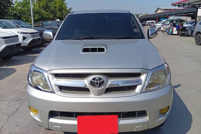 VIGO 4WD 2007 2.5E MT DOUBLE CAB SILVER  9784 full
