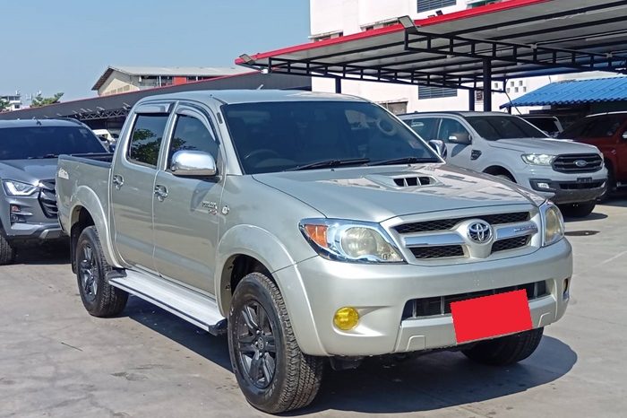 VIGO 4WD 2007 2.5E MT DOUBLE CAB SILVER  9784 full
